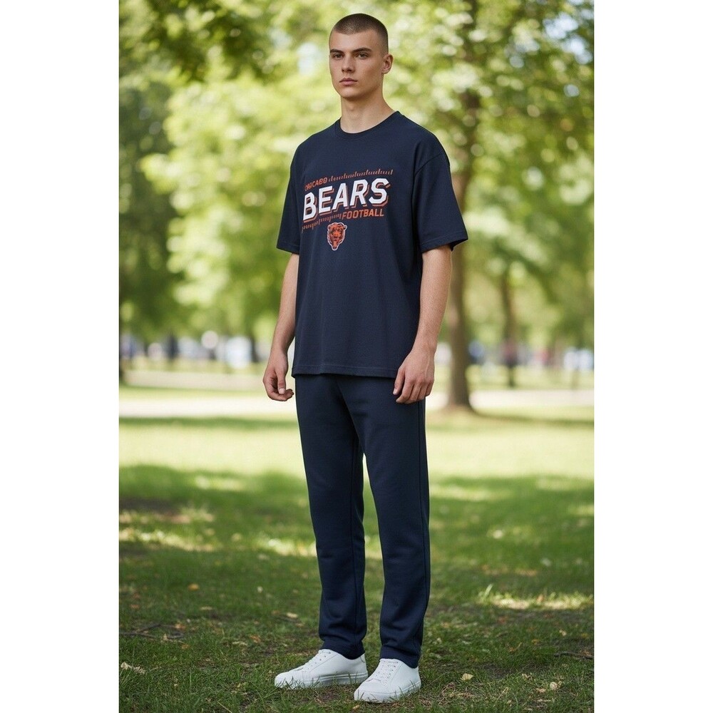 NFL Team Apparel Chicago Bears Football Short Sleeve T-shirt Men's XL